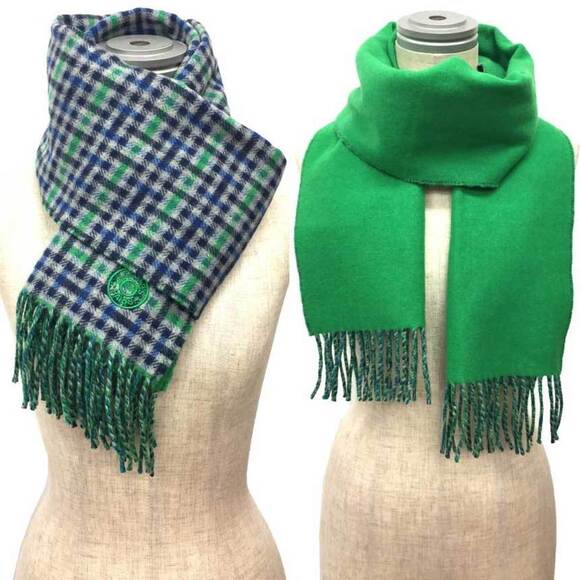 HERMES Cashmere H Check Scarf - Picture 2 of 3